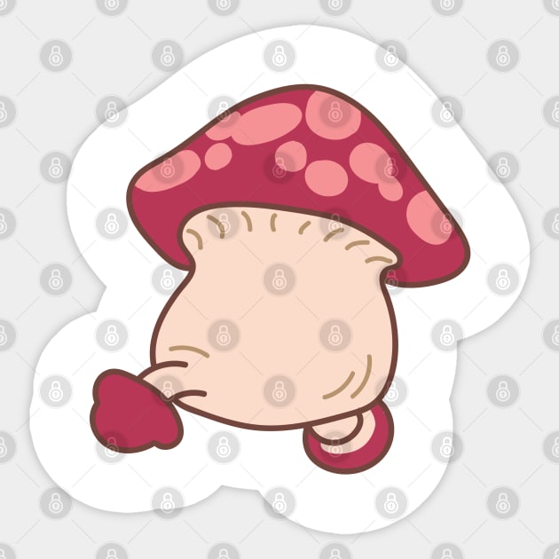 Walking Mushroom Sticker by aniwear